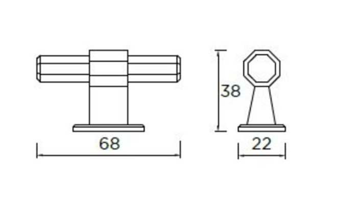 The Harrogate T-Bar Knob