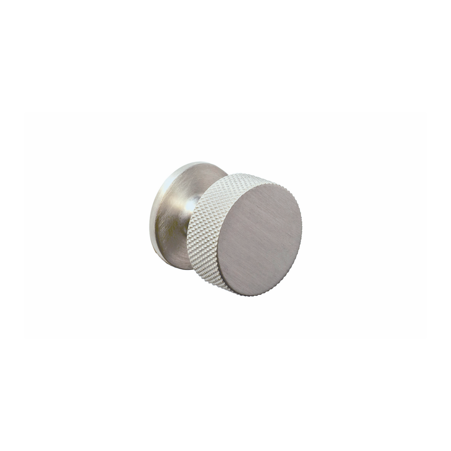 The Grafton Brushed Stainless Steel Knurled Knob