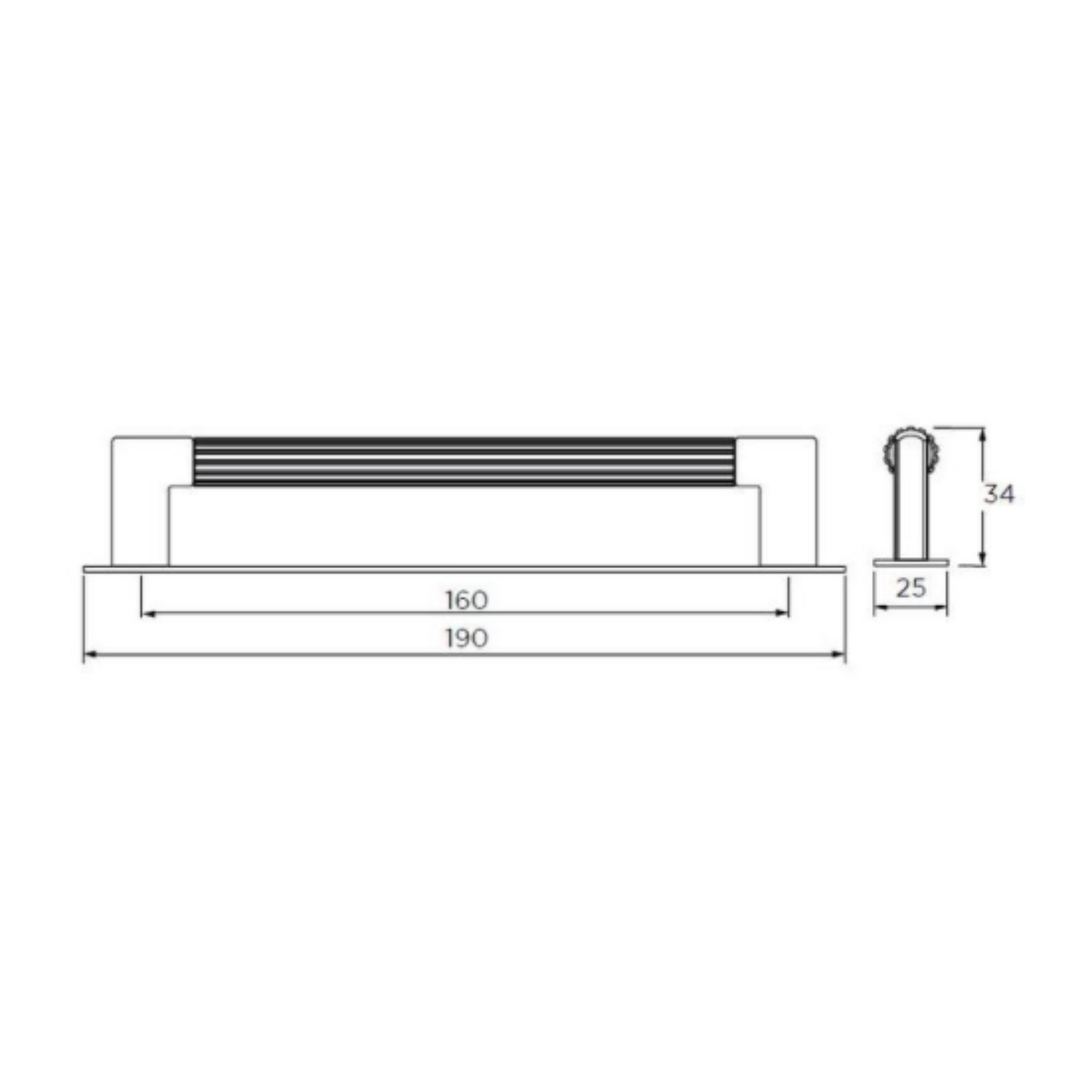 The Bedale D-Handle with Backplate