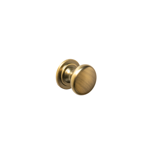 The Windsor Aged Brass Cabinet Knob